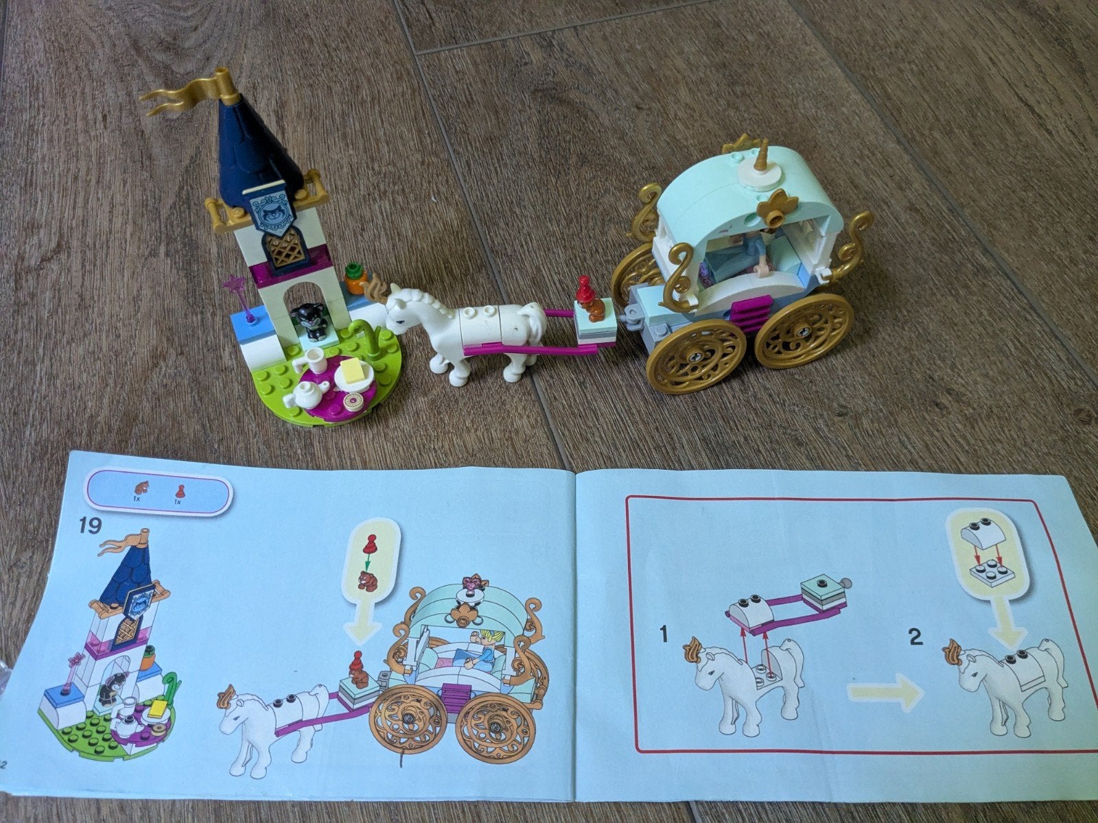 Lego Disney Princess 41159 Assepoesters koetstocht, Ophalen of Verzenden, Zo goed als nieuw