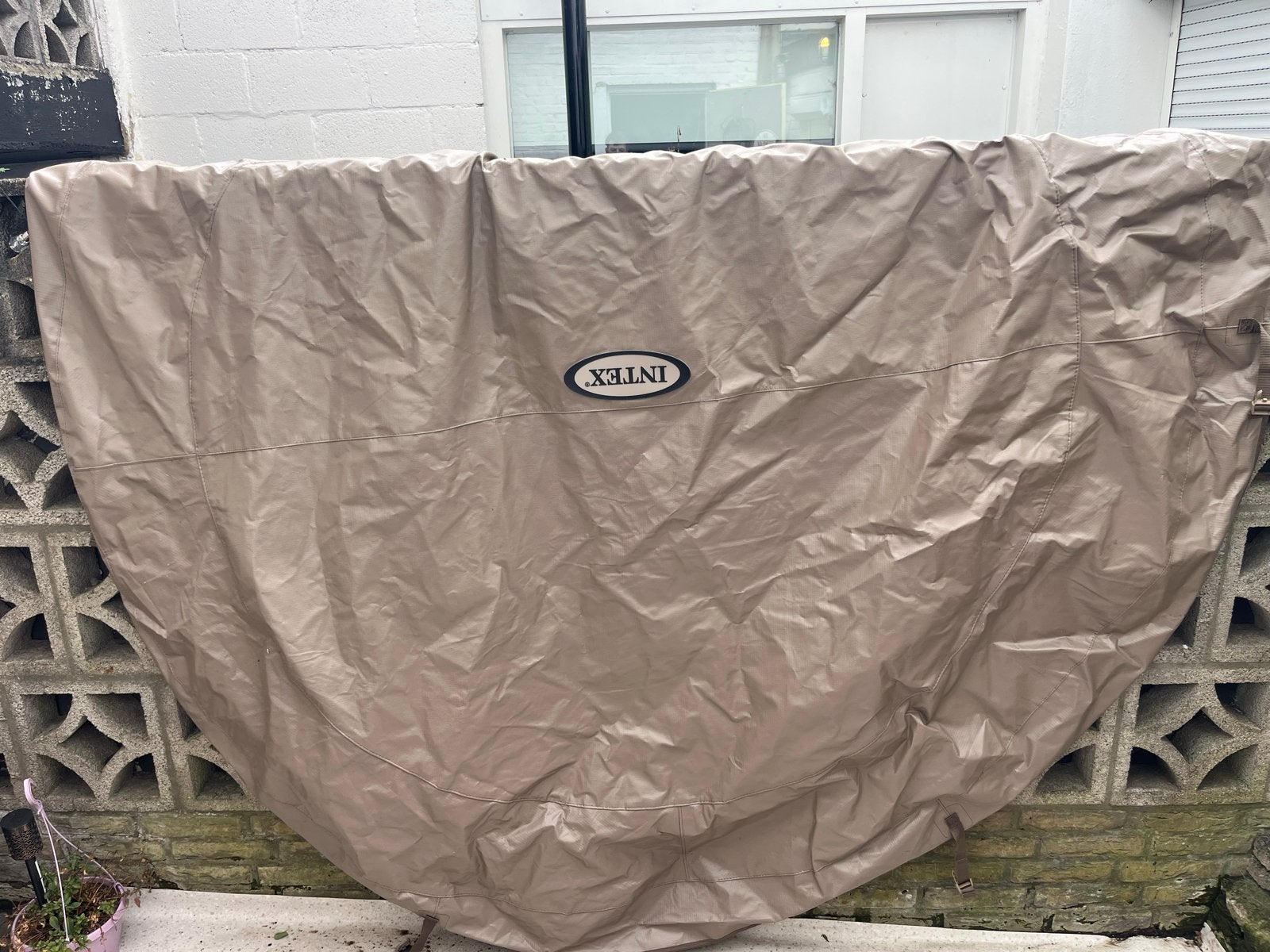 Intex Afdekzeil voor Zwembad/Jacuzzi, Ophalen of Verzenden, Gebruikt, Afdekzeil