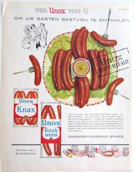18 vintage advertenties reclames Unox producten 1959-2000, Verzamelen, Ophalen of Verzenden, Gebruikt, Overige typen