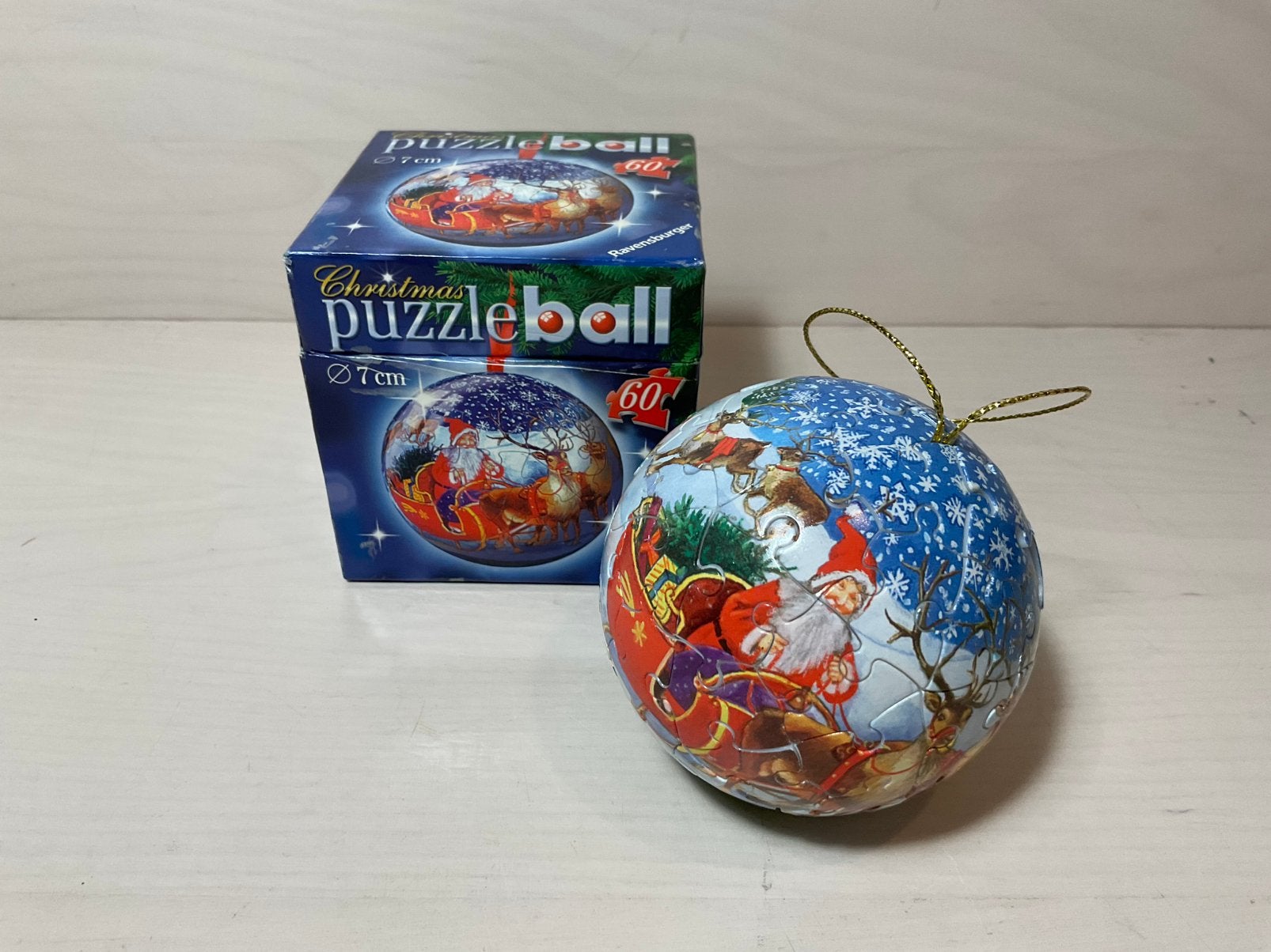 Puzzle Ball kerstpuzzel, Ophalen of Verzenden, Minder dan 500 stukjes, Zo goed als nieuw, Rubik's of 3D-puzzel