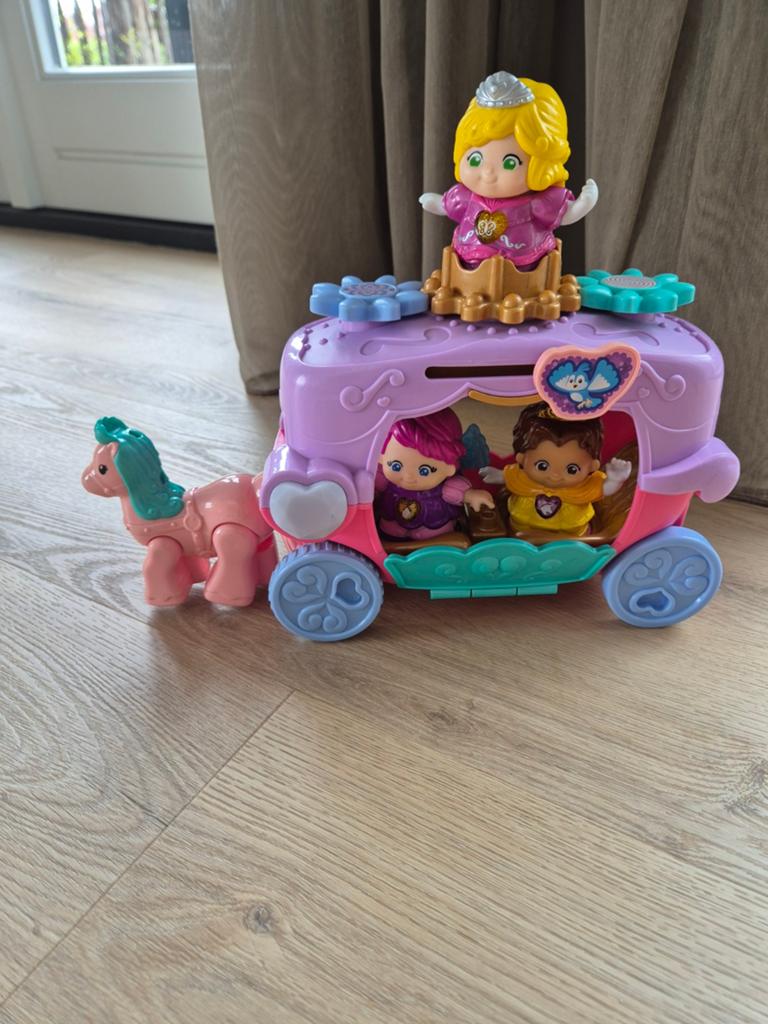 VTech Vrolijke Vriendjes Magische Koets & Prinses, Ophalen of Verzenden, Zo goed als nieuw, Overige typen