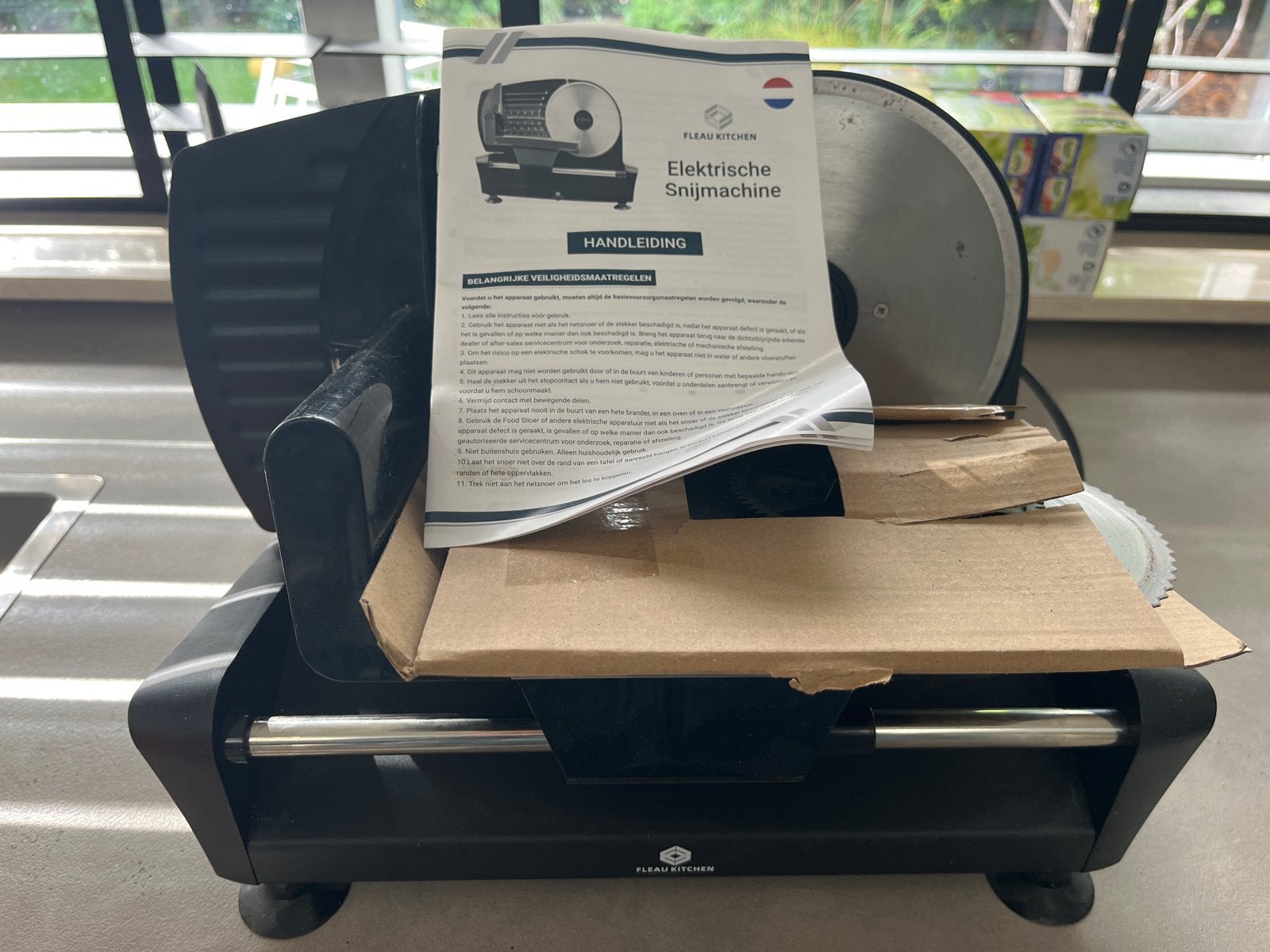 Fleau kitchen Elektrische Snijmachine, Ophalen of Verzenden, Zo goed als nieuw