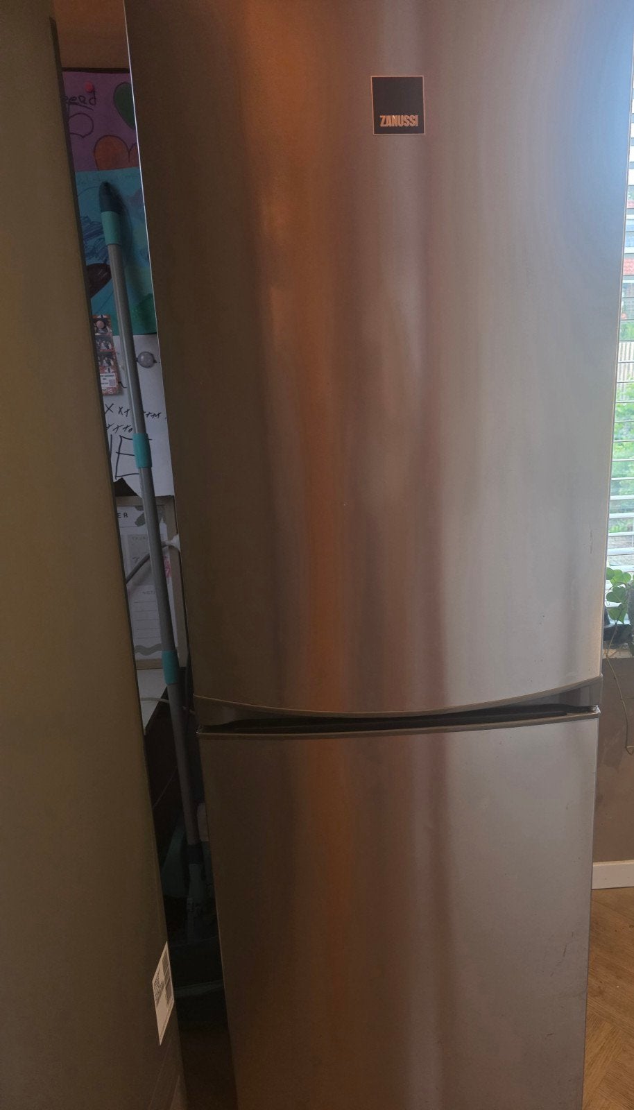 Zanussi koelvriescombinatie, Witgoed en Apparatuur, Koelkasten en IJskasten, Gebruikt, 200 liter of meer, Met aparte vriezer, 160 cm of meer