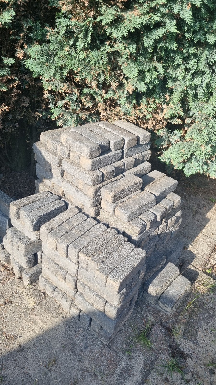 Waaltjes 5x20cm - 7cm hoog dikformaat, Ophalen, Beton, Klinkers