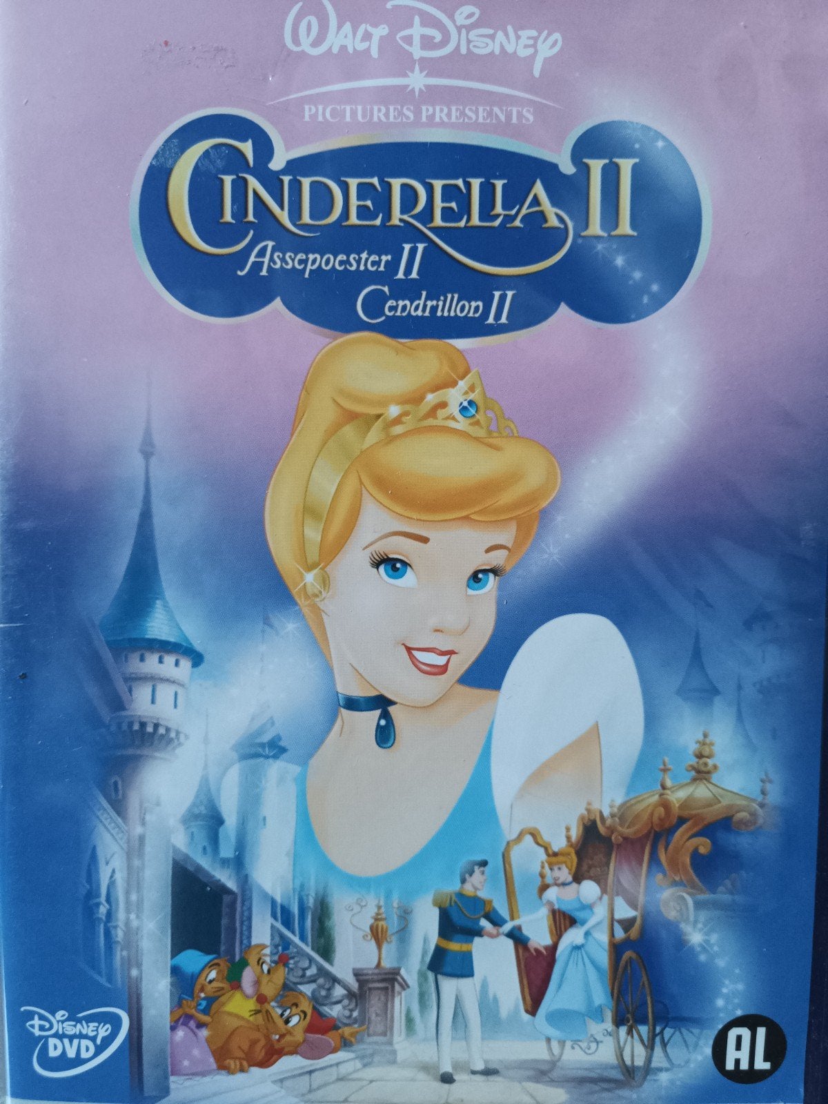 Disney Assepoester II: Dromen Komen Uit - DVD, Nederlands, Tekenfilm, Inclusief doosje, Nederlands