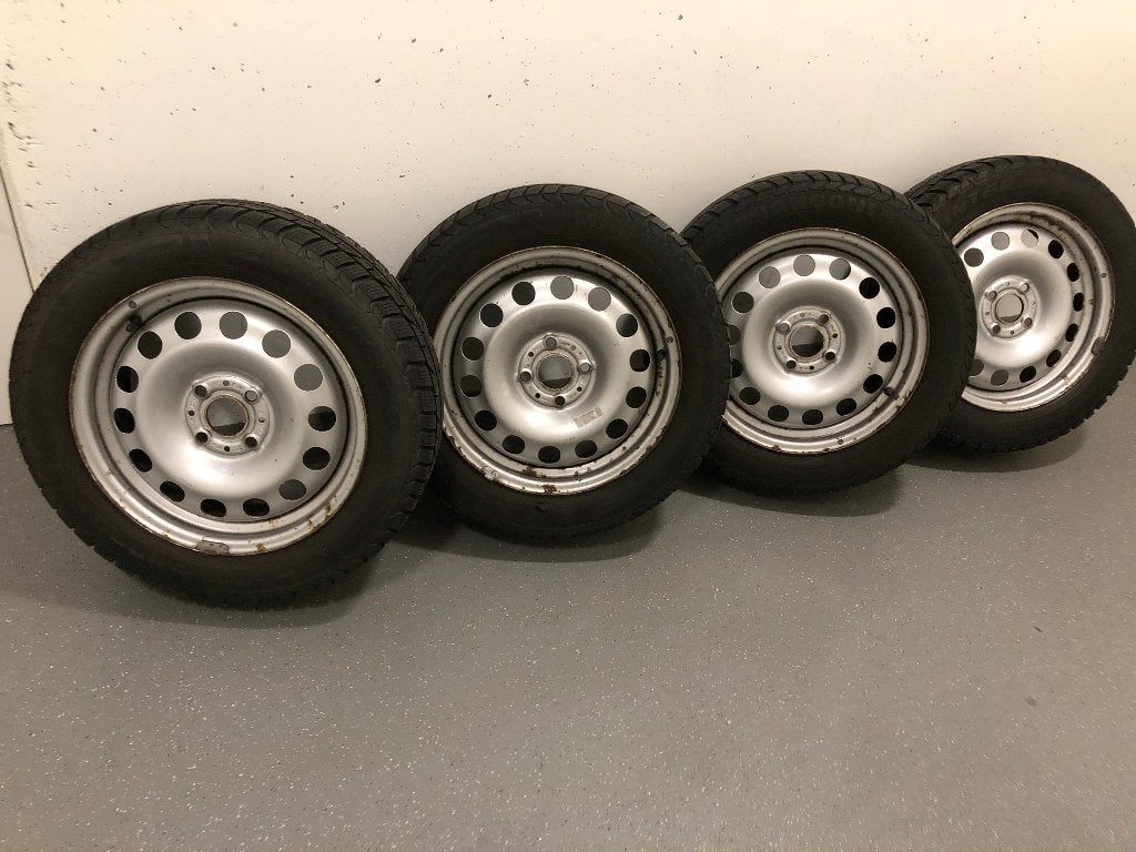 winterbanden 15 inch voor mini one, Gebruikt, 15 inch, 175 mm, Banden en Velgen