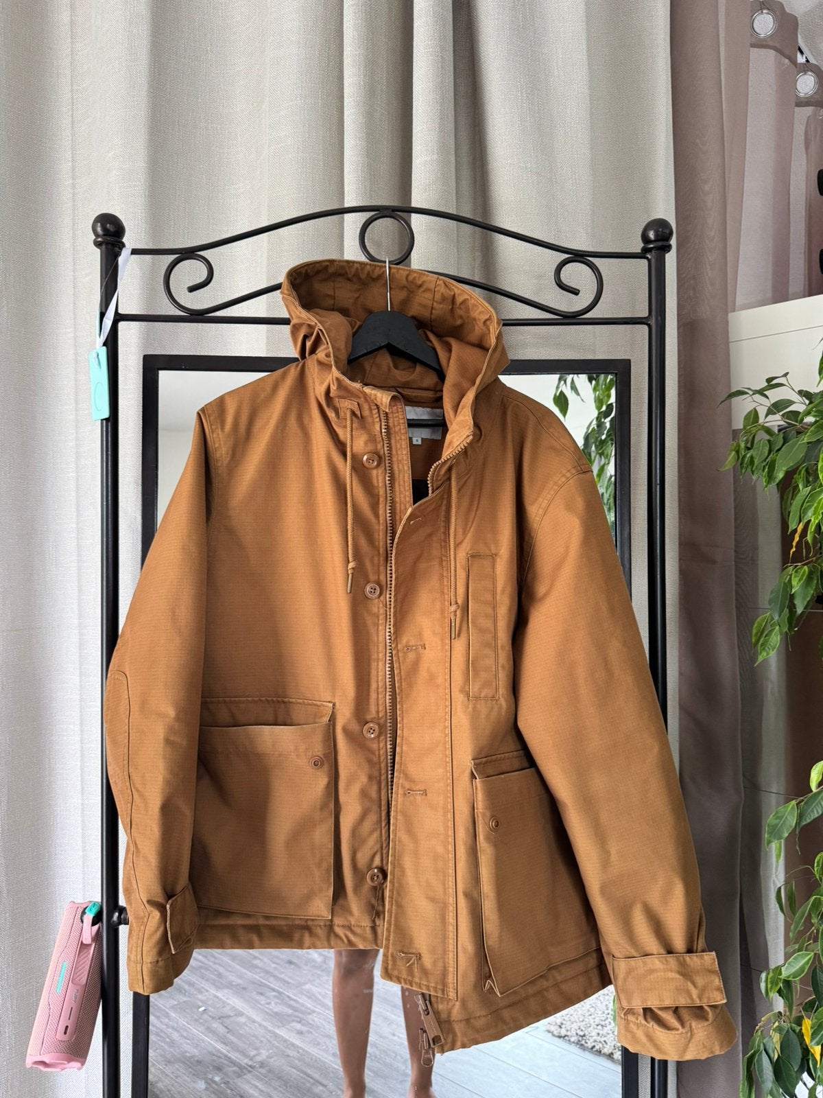 Carhartt Valley Jacket - Warme Regenjas Maat S, Ophalen of Verzenden, Zo goed als nieuw, Maat 46 (S) of kleiner, Bruin