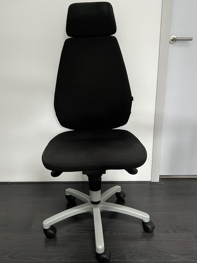 Ergonomische Bureaustoel - Zwart met Hoofdsteun