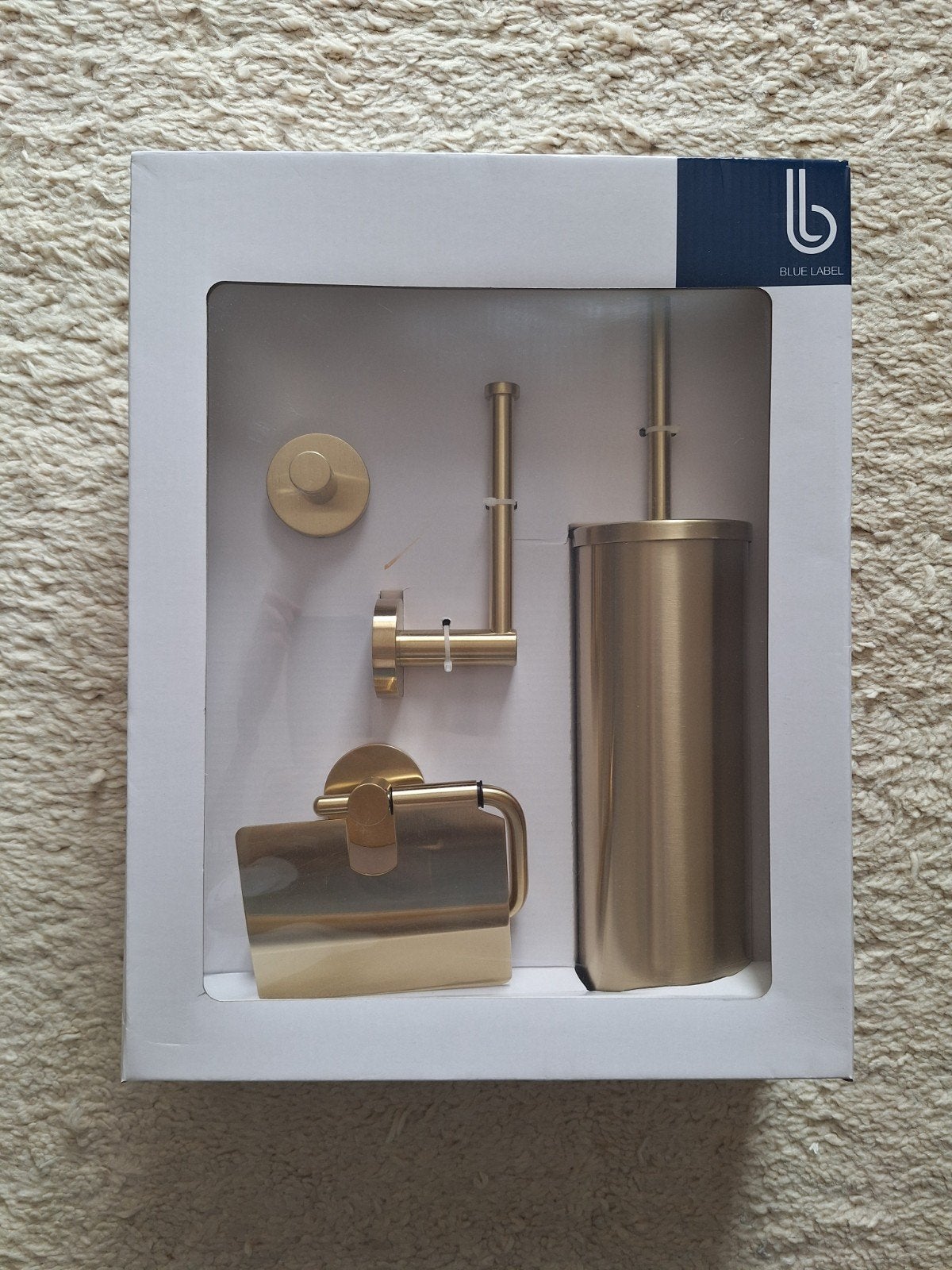 te koop Bleu label Vida toiletset, Overige merken, Nieuw, Goud, Ophalen