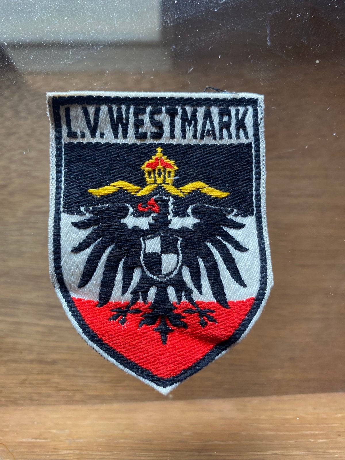 Armbadge Stahlhelm Bund, L.V. Westmark., Ophalen of Verzenden, Landmacht, Duitsland, Embleem of Badge