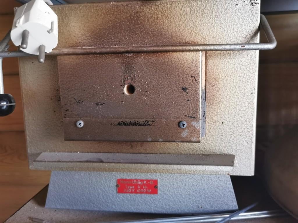 Emailleer oventje Uhlig type U16, Ophalen, Gebruikt, Gereedschap of Toebehoren, Overige merken