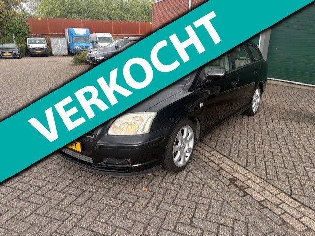 Toyota Avensis Wagon 2.0 VVTi Executive automaat, Auto's, Toyota, 1998 cc, Beige, 4 cilinders, Zwart