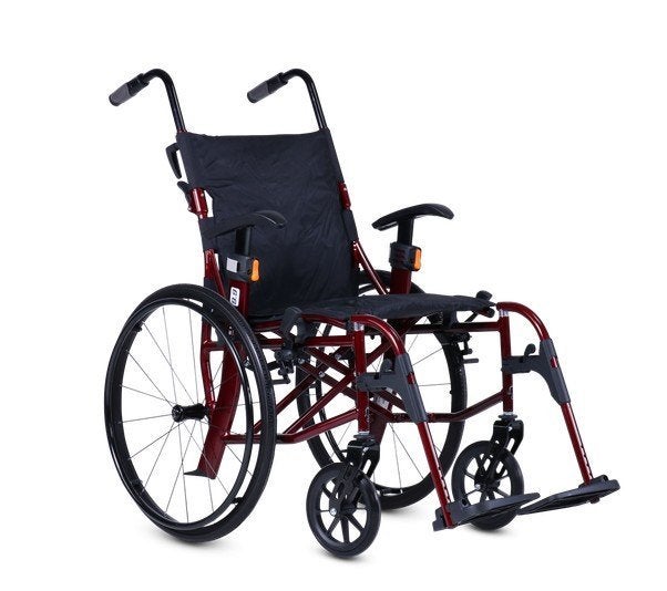 Rolstoel Excel 9.9 Tuscan Red, Diversen, Rolstoelen, Ophalen, Inklapbaar, Zo goed als nieuw, Duwrolstoel
