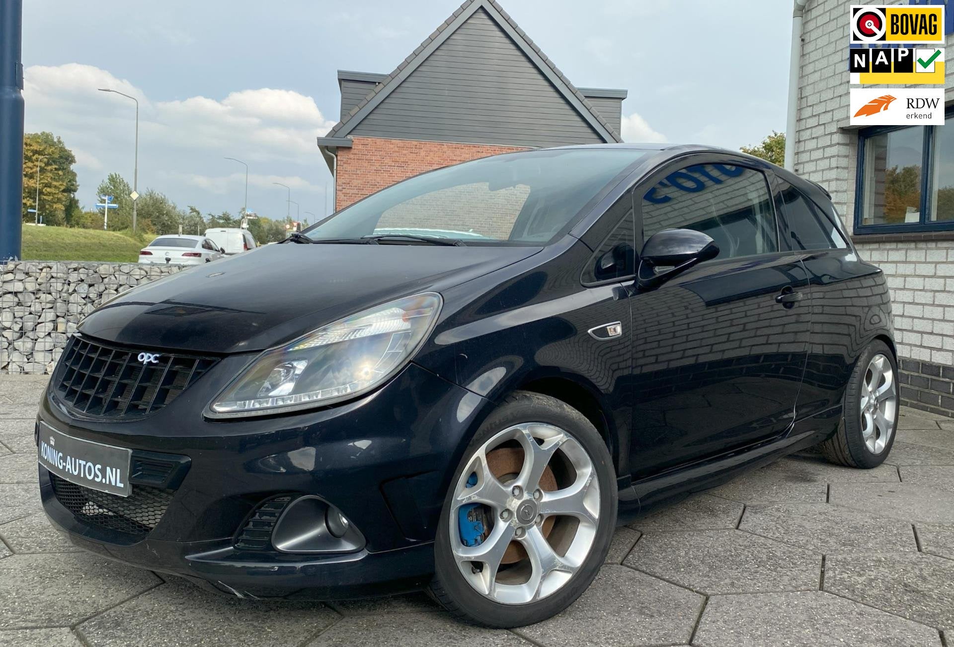Opel Corsa 1.6-16V T OPC - 258 PK! (ex. bpm), Stof, Gebruikt, Zwart, 258 pk