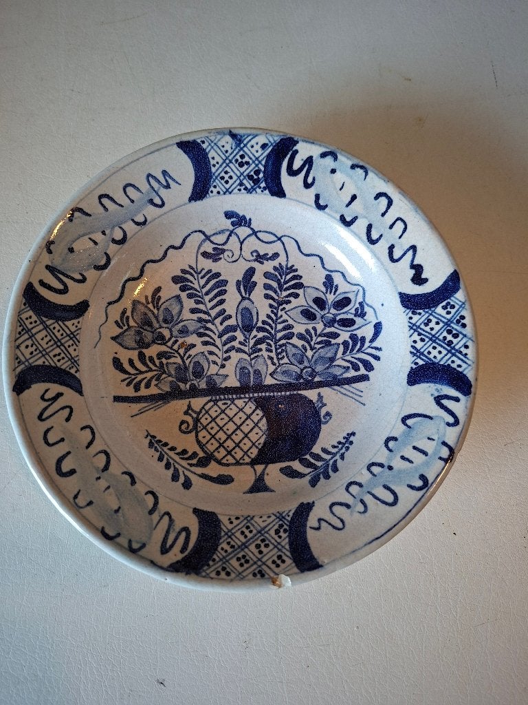 ANTIEK  DELFTS BLAUW KERAMIEK BORD, Antiek en Kunst, Antiek | Keramiek en Aardewerk, Ophalen