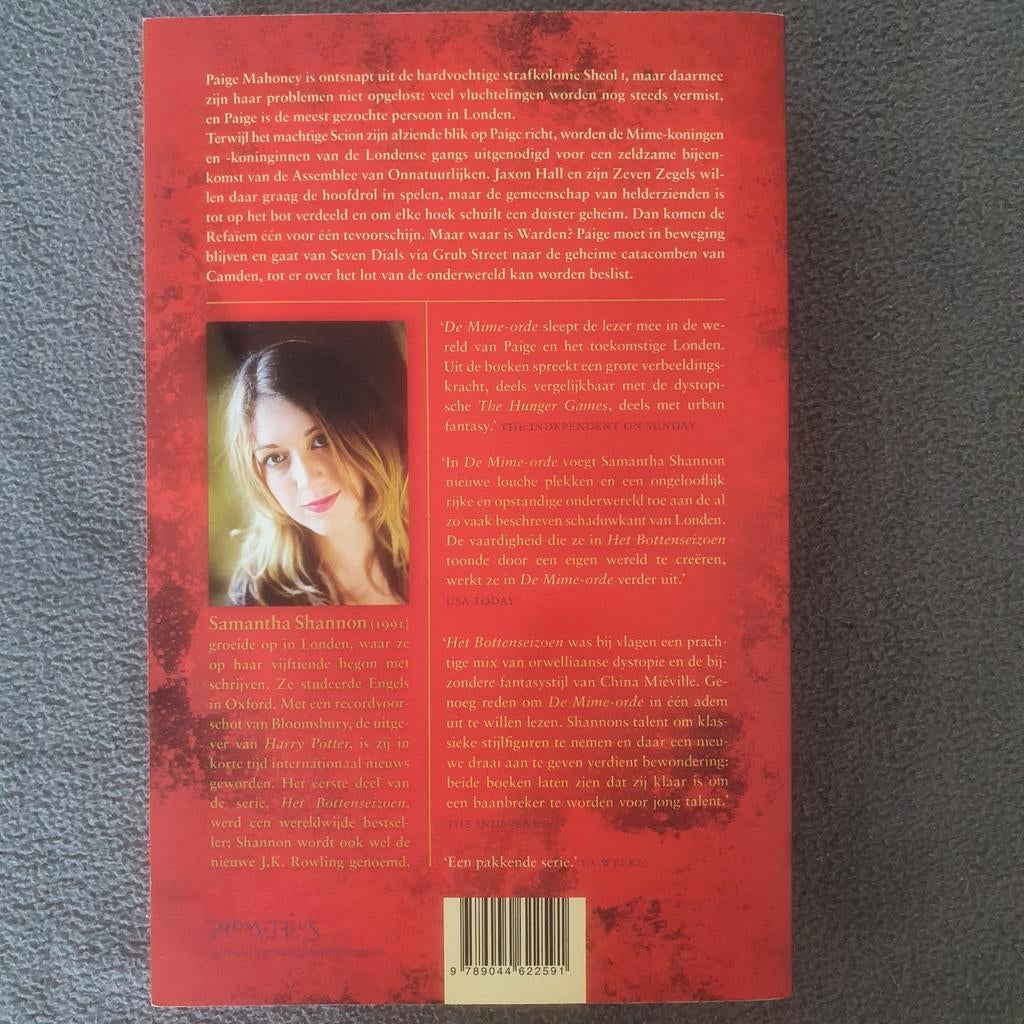 De Mime-orde - Samantha Shannon (Deel 2), Boeken, Gelezen, Europa overig, Samantha Shannon, Ophalen of Verzenden