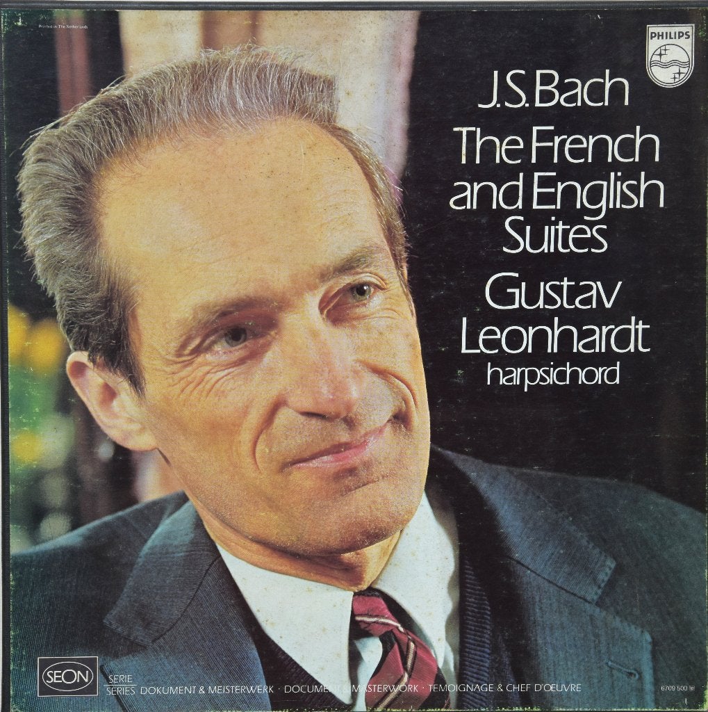 De Franse en Engelse suites   J.S.Bach  Gustav Leonhardt, Ophalen of Verzenden, Zo goed als nieuw