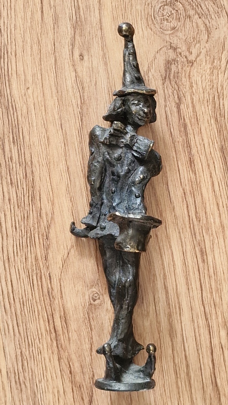 Bronzen beeldje Corry Ammerlaan - Clown, Verzenden