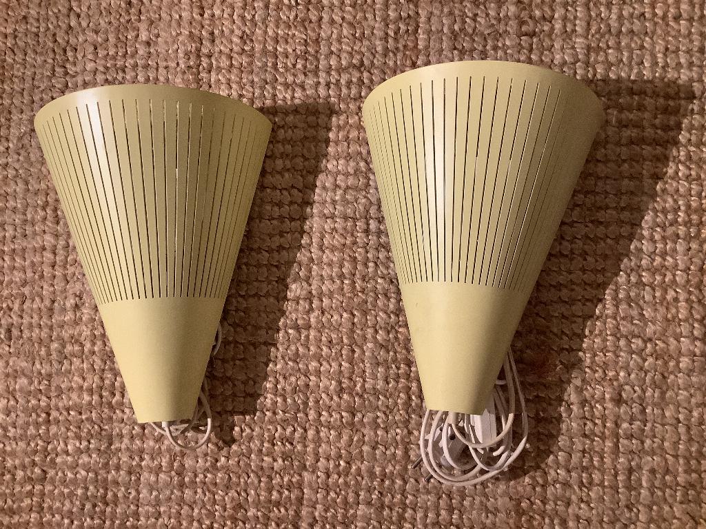 2 vintage wandlampen, Ikea Klyka V9811, retro lamp jaren 60, Huis en Inrichting, Ophalen, Zo goed als nieuw, Metaal