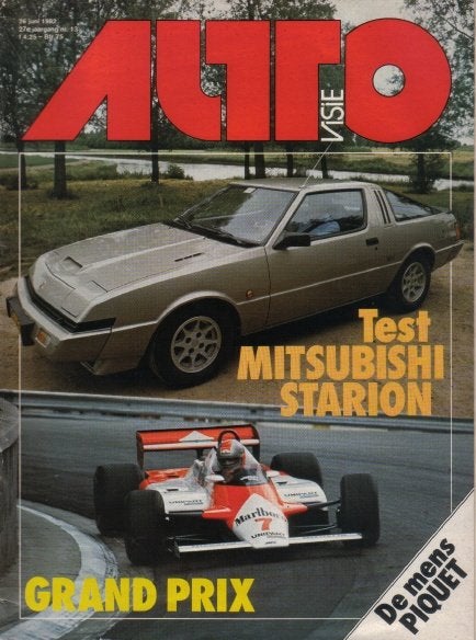 Autovisie 13 1982 : Mitsubishi Starion EX - Audi 100 ( C3 ), Ophalen of Verzenden, Gelezen, Algemeen