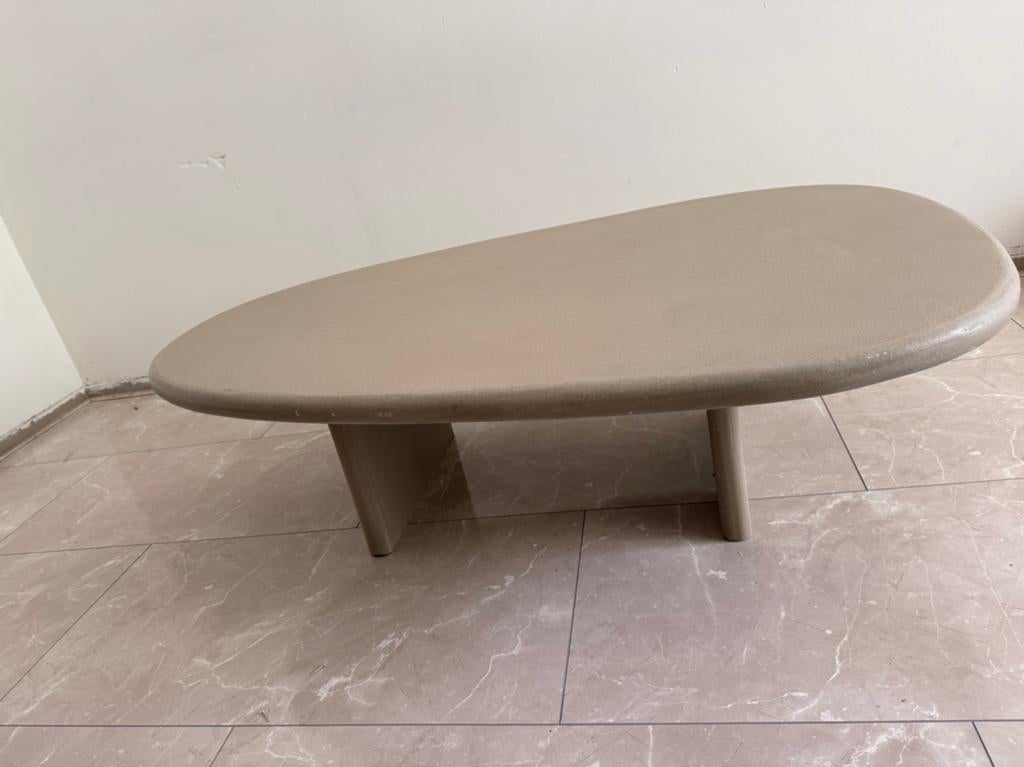 Beton cire salontafel, Ophalen, 100 tot 150 cm, Nieuw, 50 tot 100 cm