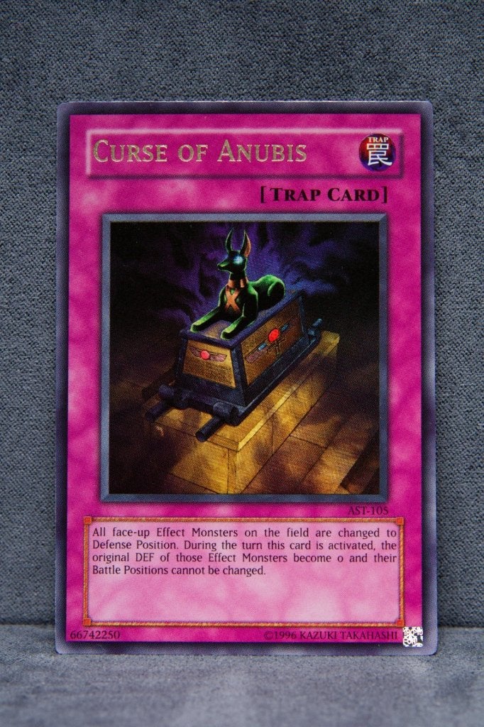 Yu-Gi-Oh! Curse of Anubis AST-105 Ultra Rare NM, Ophalen of Verzenden, Zo goed als nieuw, Losse kaart, Foil