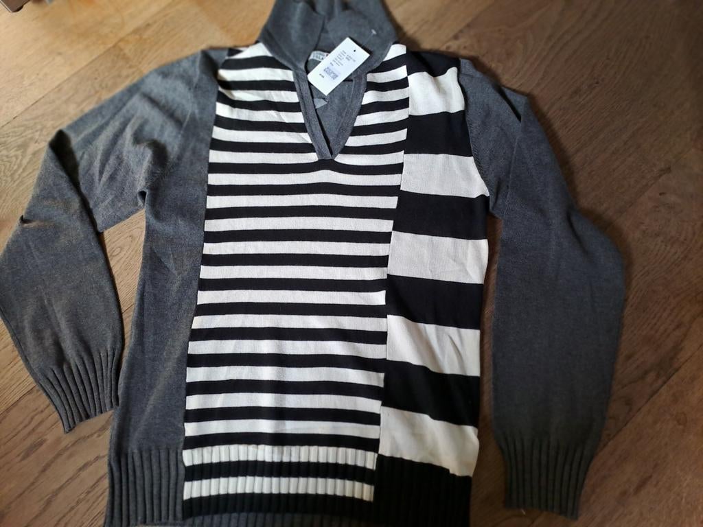 Nog nieuw, lekkere stretch trui, maat L, Ophalen of Verzenden, Nieuw, Zwart