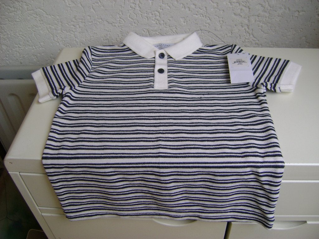 nieuwe zwart/witte jongens polo maat 104, Ophalen of Verzenden, Zo goed als nieuw, Jongen, Shirt of Longsleeve