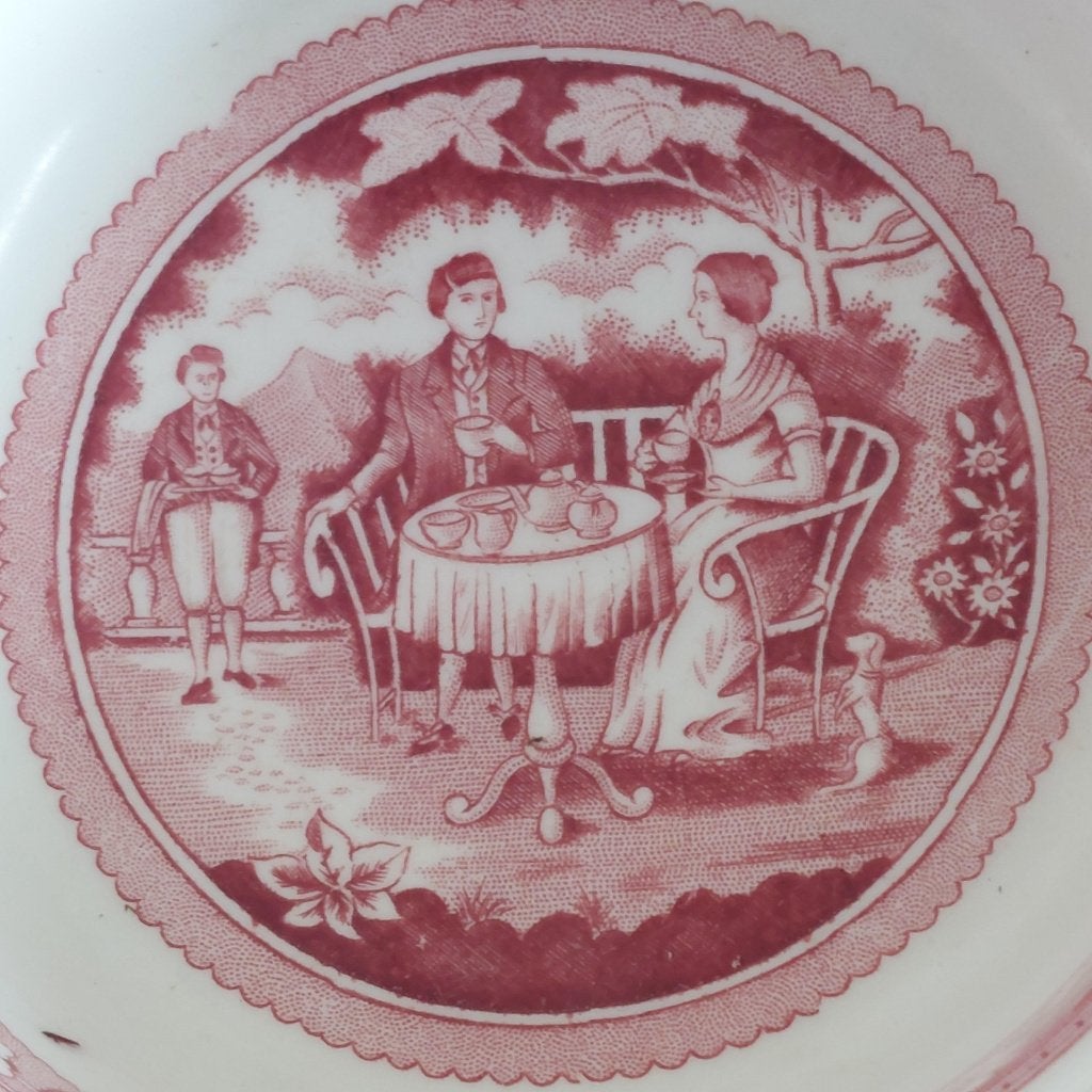 Prachtige vintage Royal Sphinx ‘Tea Drinker’ schaal, Ophalen of Verzenden