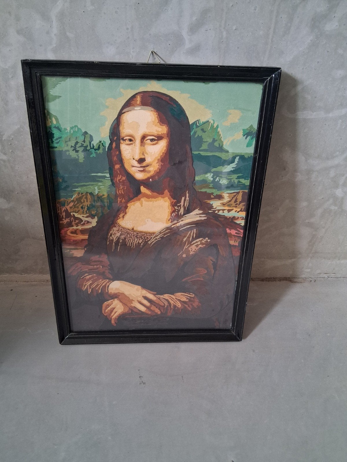 Mona Lisa decoratie schilderij, Portret of Personen, Overige ondergronden, Ophalen of Verzenden, Klassiek
