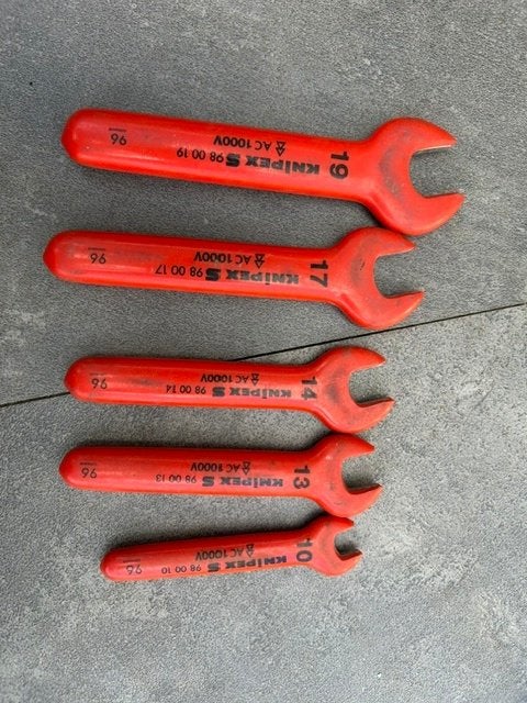 Knipex VDE steeksleutels – set van 5 stuks, Ophalen of Verzenden, Gebruikt, Gereedschapsset, Knipex