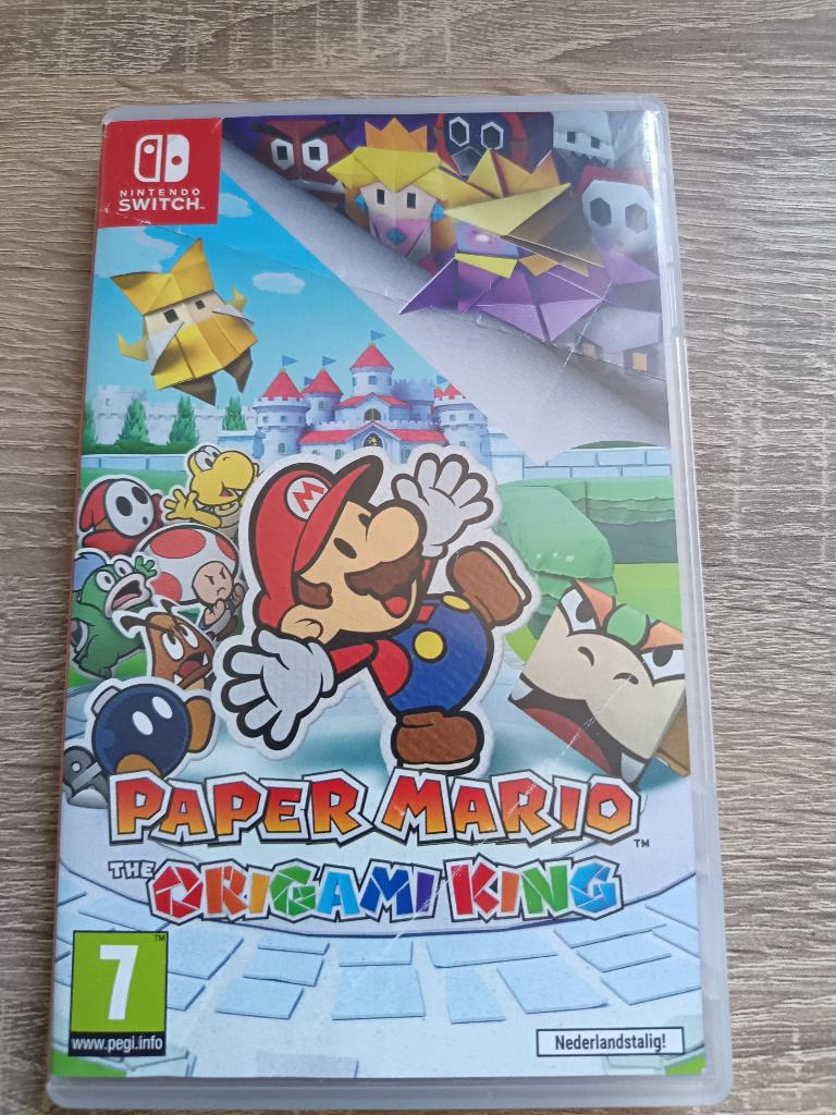 Paper Mario The Origami King - Nintendo Switch, Spelcomputers en Games, Gebruikt, Overige genres, 1 speler, Ophalen of Verzenden