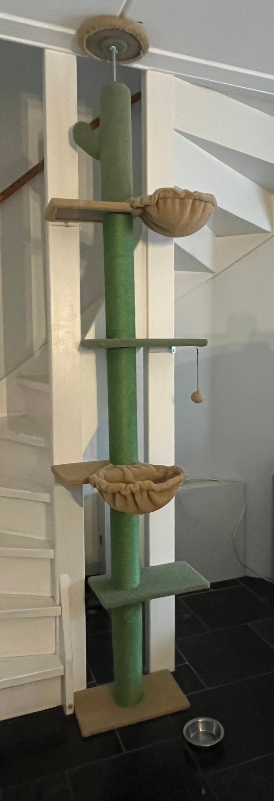 Krabpaal kaktus plafond zgan, Ophalen, Zo goed als nieuw, Krabpaal
