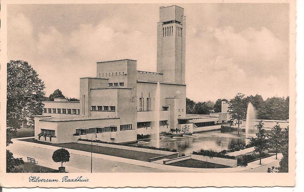 Hilversum Raadhuis, Ophalen of Verzenden, 1960 tot 1980, Gelopen, Noord-Holland