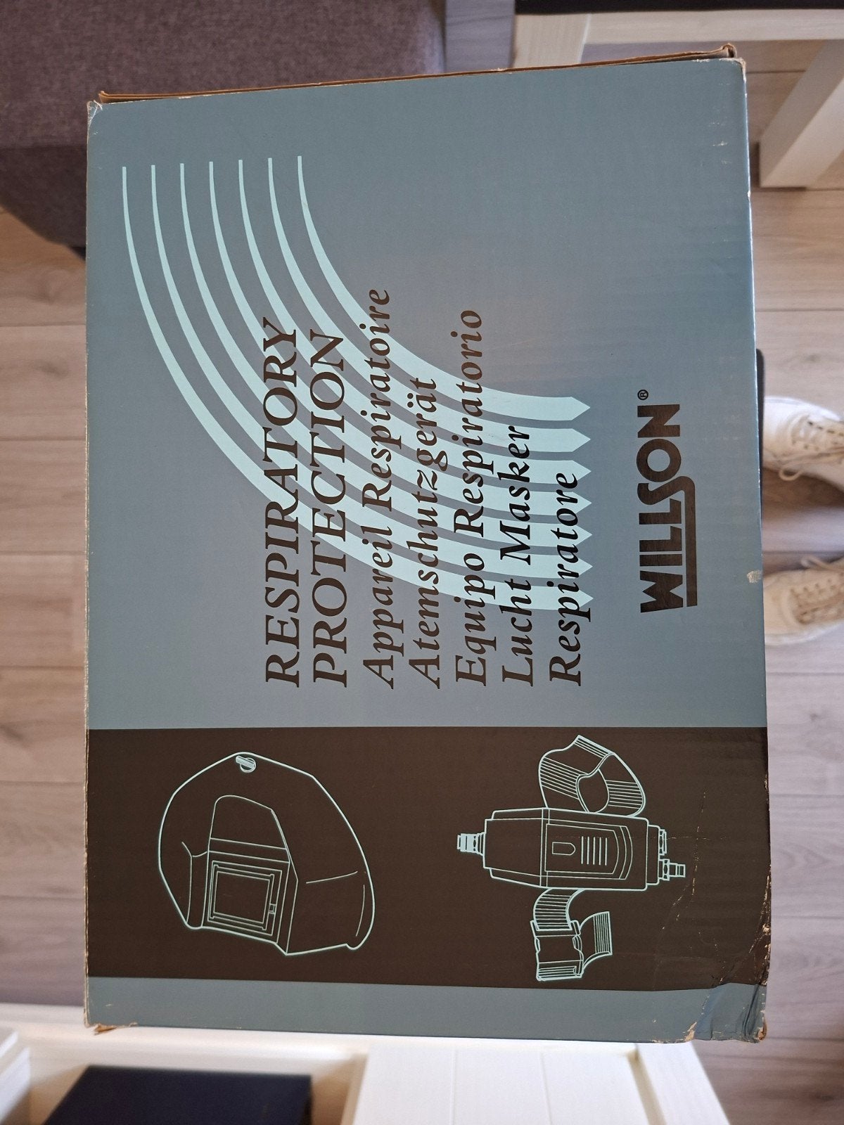 Willson Turbopak ademluchtset compleet nieuw in doos PAPR, Ophalen, Nieuw, Volgelaatsmaskers