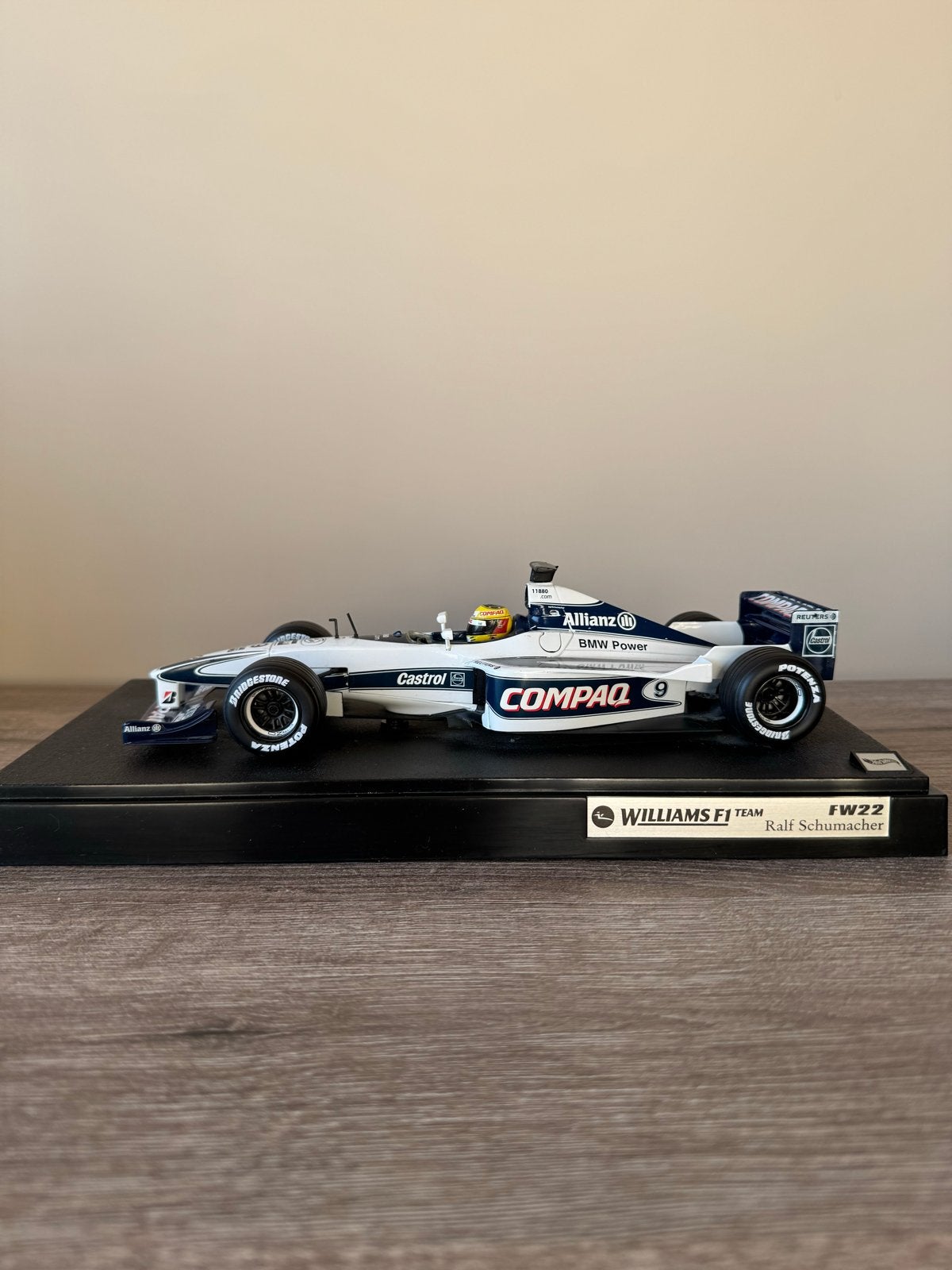 Williams F1 FW22 Ralf Schumacher schaalmodel 1:18, Ophalen of Verzenden, Zo goed als nieuw, Overige typen