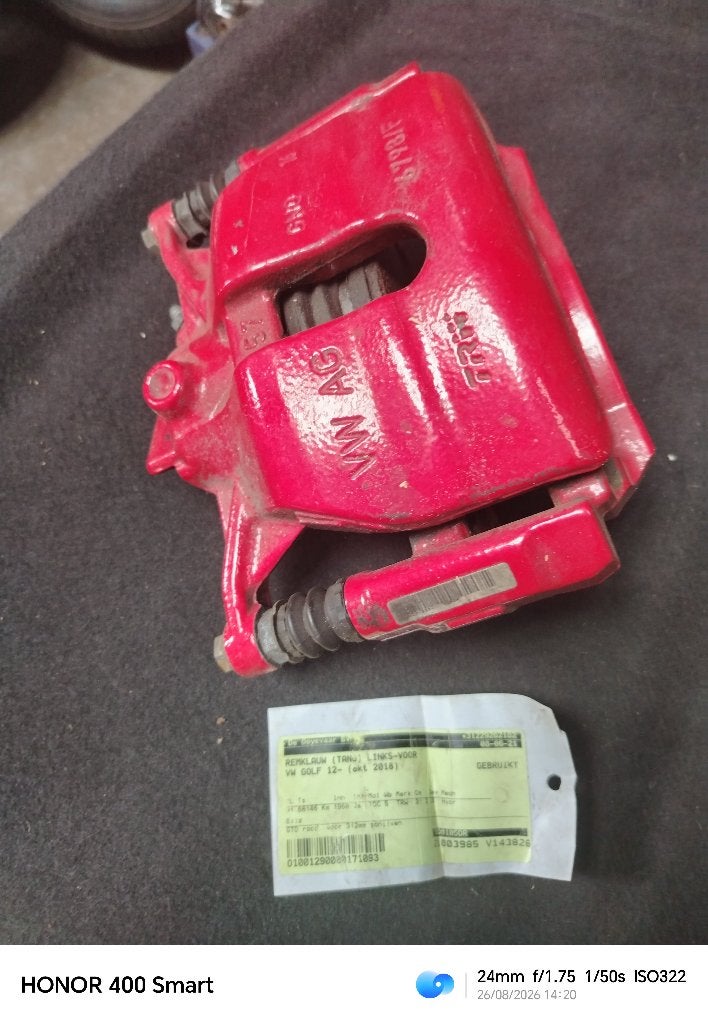 Remklauw vw golf7, Ophalen of Verzenden, Volkswagen