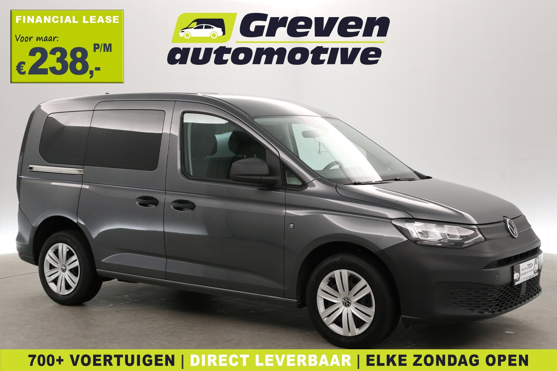 Volkswagen Caddy 2.0 TDI 122PK | Automaat | 2xSchuifdeur | A, Auto's, Bestelauto's, Stof, Gebruikt, Euro 6, 4 cilinders