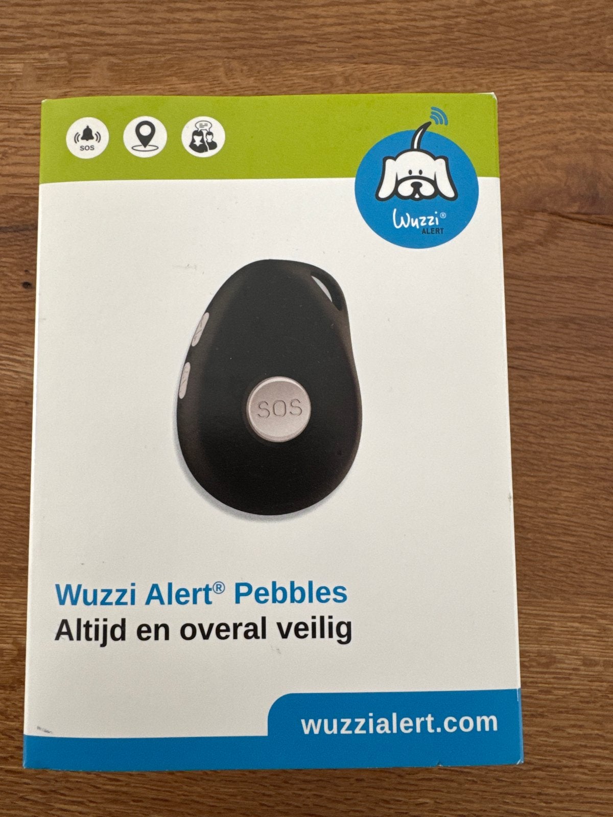 Wuzzi Alert Pebbles Mobiele Personenalarmering Z.G.A.N., Ophalen of Verzenden, Zo goed als nieuw