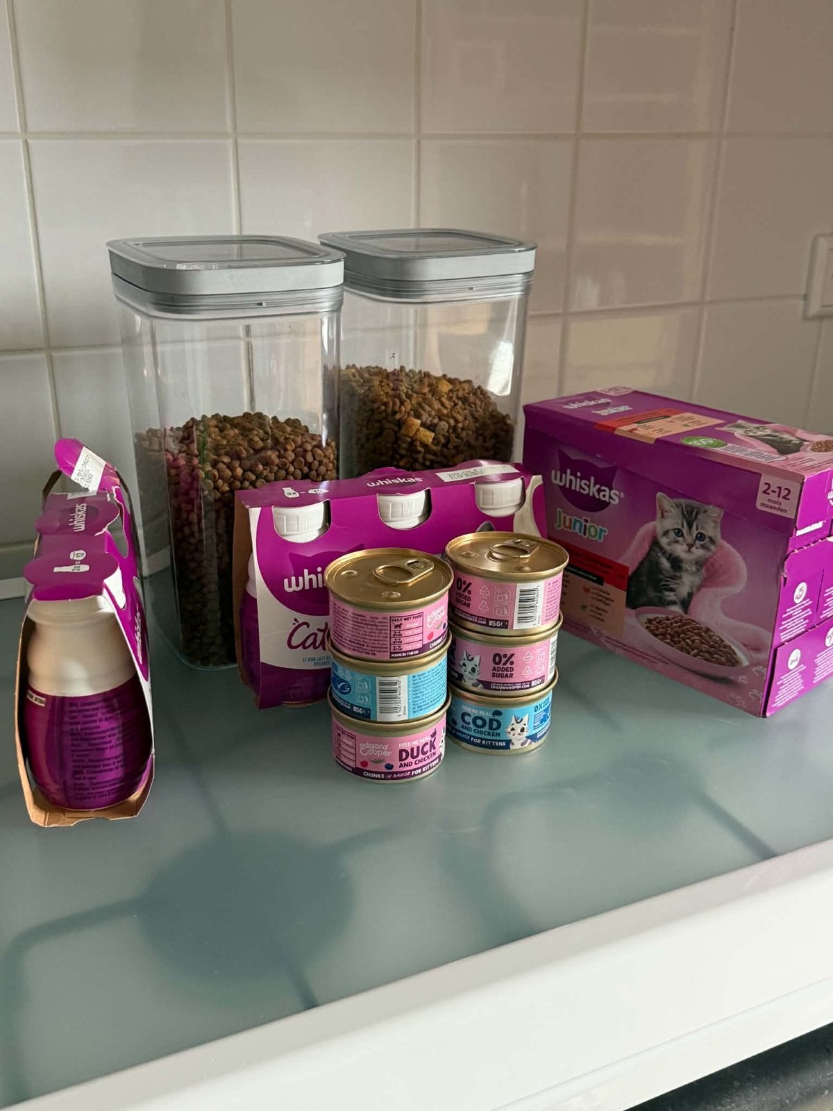 Kattenvoer voor kittens, Ophalen