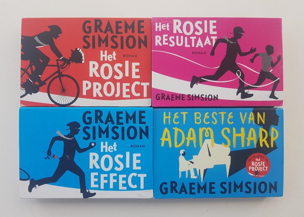 4x Dwarsligger Graeme Simsion oa. De Rosie Trilogie, Sharp, Ophalen of Verzenden, Graeme Simsion
