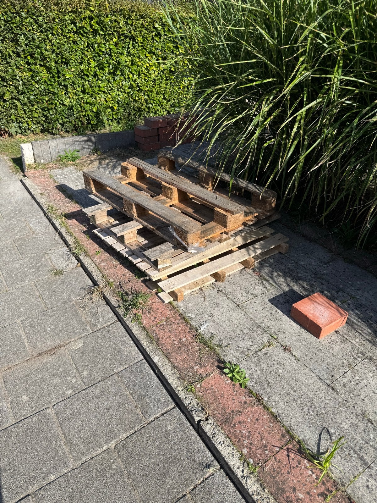 3 Pallets, verschillende formaten, Doe-het-zelf en Verbouw, Minder dan 3 m³, Ophalen