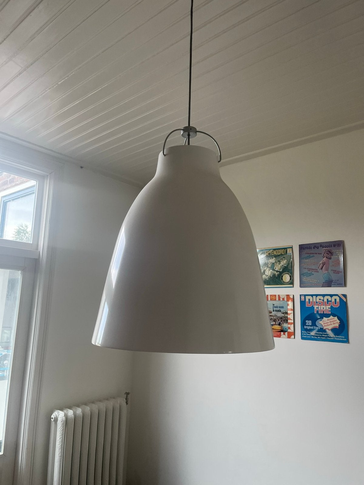 Fritz hansen caravaggio P4 lamp, Ophalen of Verzenden, Gebruikt, Metaal, E27 (groot)