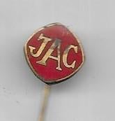J.A.C. EMAILE JONGEREN AUTOMOBIEL CLUB. AUTO SPELD, Verzamelen, Speldjes, Pins en Buttons, Ophalen of Verzenden, Gebruikt, Transport