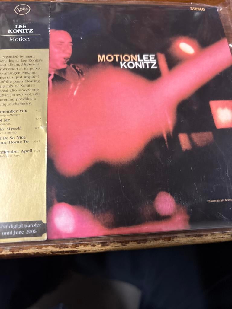 Lee Konitz - Motion (Jazz CD) 24 bit digital transfer, Ophalen of Verzenden, 1960 tot 1980, Gebruikt, Jazz