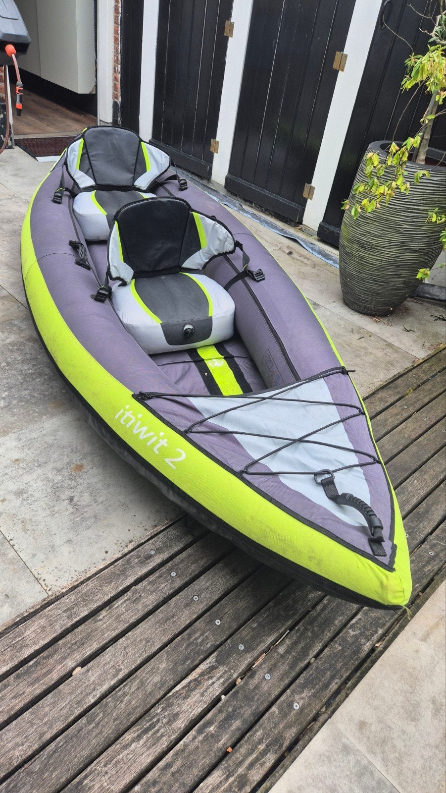 Decathlon Tribord Itiwit 2 persoonskano - Zo goed als nieuw, Ophalen of Verzenden, Zo goed als nieuw, Twee personen, Overige typen