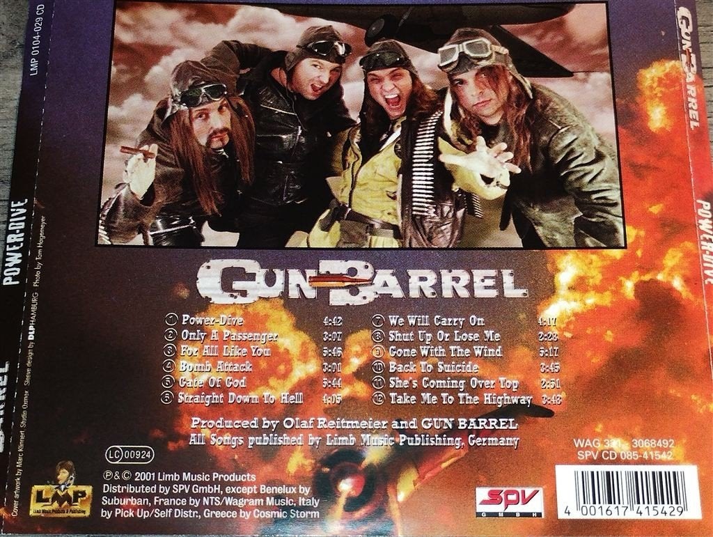 Gun Barrel ‎- Power-Dive, Ophalen of Verzenden, Zo goed als nieuw
