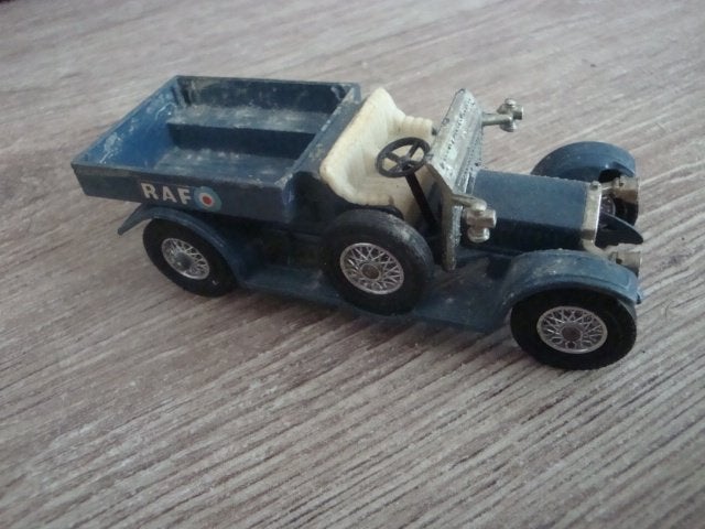 oude autotje-matchbox 1973-r.a.f, Verzamelen, Ophalen of Verzenden, Gebruikt