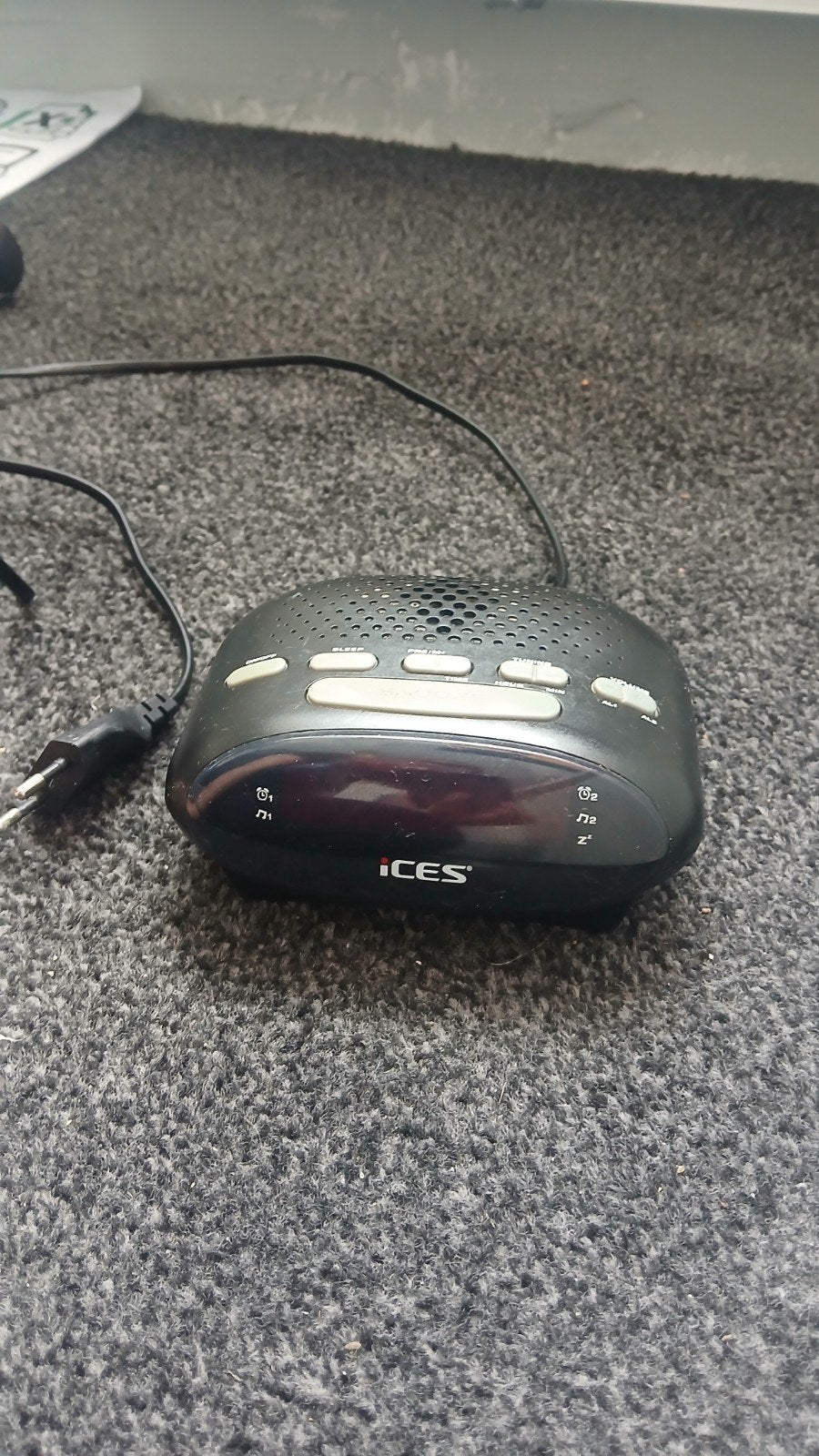 alarm zwart met kabel, Ophalen, Zo goed als nieuw, Digitaal