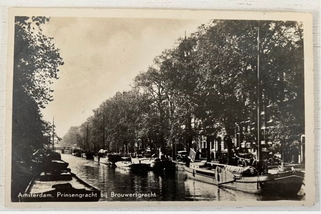 Oude Ansichtkaart - Amsterdam - Prinsengracht, Ophalen of Verzenden, Voor 1920, Gelopen, Noord-Holland
